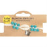 AussieSuperStore Jewellery Making Supplies White Braid with White Shell Shell Bracelet (in 6 varieties) Shell Bracelet (in 6 varieties) | Charm Bracelet for Kids & Children 9331468058649 VCBRAC11
